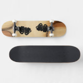 Antique Comedy und Tragedy Theater Masks Jester Skateboard (Horizontal)