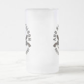 Antique Cowboy Guns ADD NAME Old Wild West Saloon  Mattglas Bierglas (Mittel)