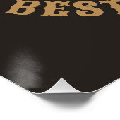 Antique Cowboy Guns ADNAME Old Wild West Saloon Poster (Ecke)