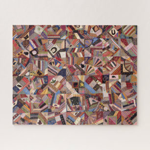 Antique Crazy Quilt Pattern - Kunstgewerbe Puzzle
