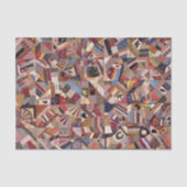 Antique Crazy Quilt Pattern - Kunsthandwerk Seidenpapier (Vorderseite)
