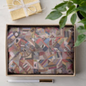 Antique Crazy Quilt Pattern - Kunsthandwerk Seidenpapier (Geschenk)