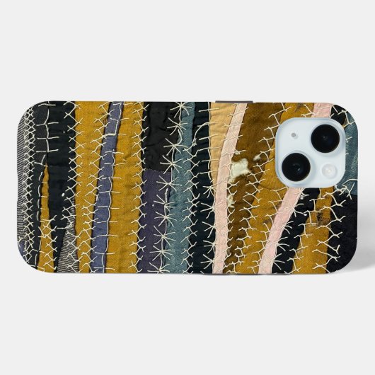 Antique Crazy Quilt phone case (Rückseite (Horizontal))