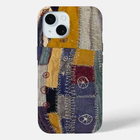 Antique Crazy Quilt phone case (Rückseite)