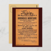 Antique Delaware und Hudson Railad Postkarte (Vorne/Hinten)