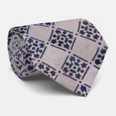 Antique Delft Tile Blue: Klassisches niederländisc Krawatte (Gerollt)