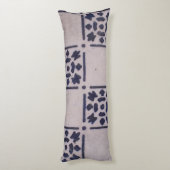 Antique Delft Tile Blue: Klassisches niederländisc Seitenschläferkissen (Rückseite (Vertikal))