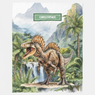 Antique Dinosaur Personalisiert Blanket Boys Gift Fleecedecke
