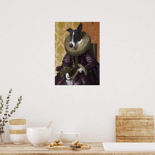 Antique Dog Poster (Küche)