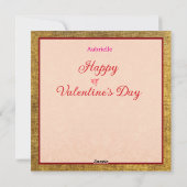 Antique Doll Valentine/Greeting Card Feiertagskarte (Rückseite)