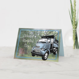 Antique Dump Truck - passen Sie jede Gelegenheit a Karte