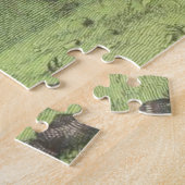 Antique Elephant Rhino Aquarell Print Puzzle (Seite)