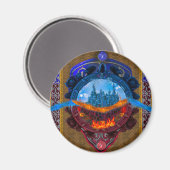 Antique Enchanted Fantasy Fairytale Buch I Magnet (Vorderseite/Rückseite)