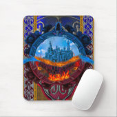 Antique Enchanted Fantasy Fairytale Buch I Mousepad (Mit Mouse)