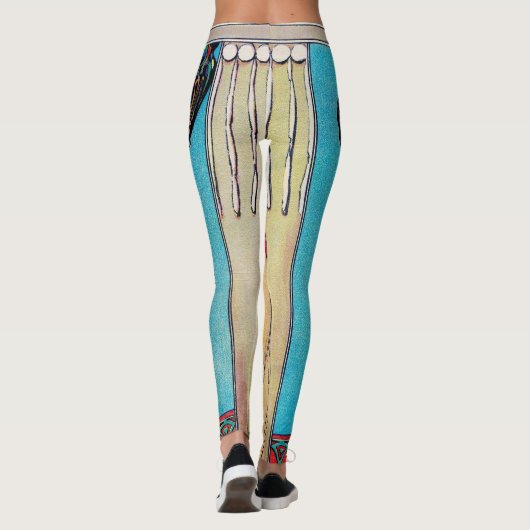 Antique Ephemera 4 Leggings (Rückseite)