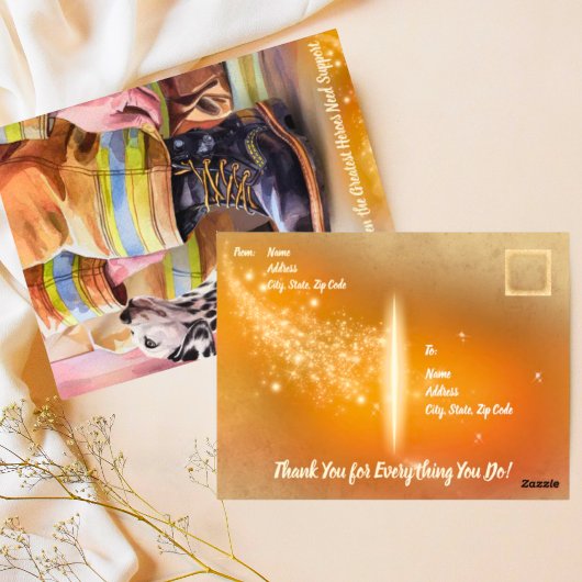 Antique Ephemera Retro Puppy Postkarte