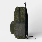 Antique Esoteric Symbols and Sacred Geometry  Bedruckter Rucksack (Rechts)