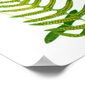 Antique Fern Print No.2 Botanik Art Poster (Ecke)