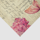 Antique Floral Ephemera Decoupage Seidenpapier (Ausschnitt)