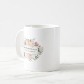 Antique Floral Logo Kaffeetasse (Vorderseite Links)
