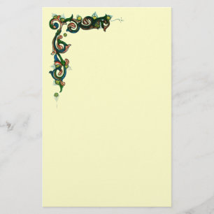 ANTIQUE FLORENTINE FLORAL MOTIFS BRIEFPAPIER