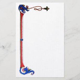 ANTIQUE FLORENTINE FLORAL MOTIFS BRIEFPAPIER
