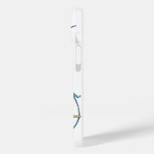 ANTIQUE FLORENTINE FLORAL MOTIFS MONOGRAM Case-Mate iPhone HÜLLE (Rückseite / Links)