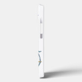 ANTIQUE FLORENTINE FLORAL MOTIFS MONOGRAM Case-Mate iPhone HÜLLE (Rückseite / Links)