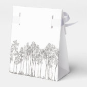 Antique Forest Animals Baby Dusche Geschenkschachtel (Rückseite)