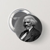 Antique Frederick Douglass Portrait Button (Vorne & Hinten)