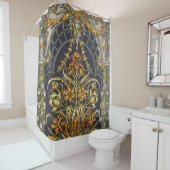 Antique Garden Einstiegsdusche Vorhang (Beispiel)