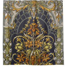 Antique Garden Einstiegsdusche Vorhang