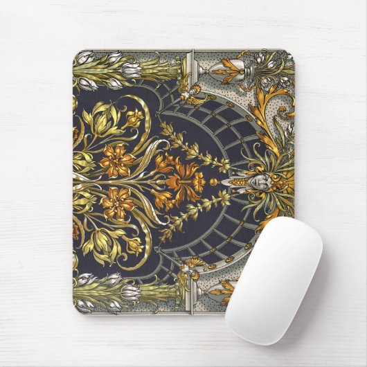 Antique Garden Entry Mousepad (Mit Mouse)