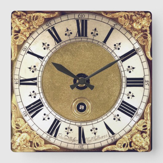 Antique Gilded Look Roman Numbers Uhr (Vorderseite)