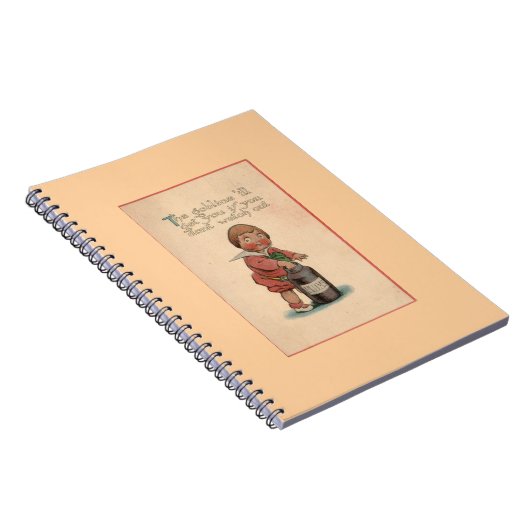 Antique Goblin Spiral Notebook Notizblock (Rechte Seite)