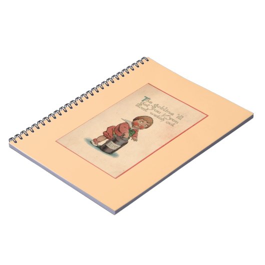 Antique Goblin Spiral Notebook Notizblock (Linke Seite)