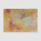 Antique Gold bedrückte marokkanische Muster Decoup Seidenpapier (Vorderseite)