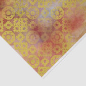 Antique Gold bedrückte marokkanische Muster Decoup Seidenpapier (Ausschnitt)