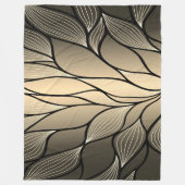 Antique Gold Creative Verlass Pattern Fleecedecke (Vorderseite)