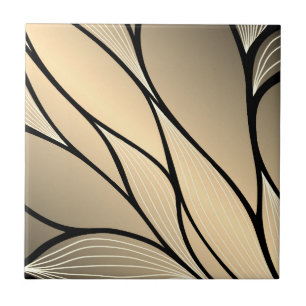 Antique Gold Creative Verlass Pattern Fliese