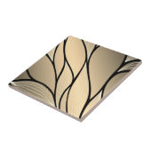 Antique Gold Creative Verlass Pattern Fliese (Seite)