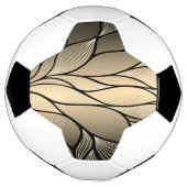 Antique Gold Creative Verlass Pattern Fußball (Gedreht)