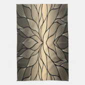 Antique Gold Creative Verlass Pattern Geschirrtuch (Vertikal)