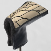 Antique Gold Creative Verlass Pattern Golf Headcover (3/4 Vorderseite)
