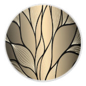 Antique Gold Creative Verlass Pattern Keramikknauf (Vorderseite)