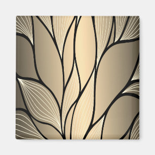 Antique Gold Creative Verlass Pattern Magnet