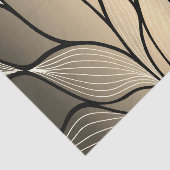 Antique Gold Creative Verlass Pattern Seidenpapier (Ausschnitt)