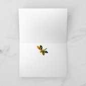 ANTIQUE GOLD DRAGONFLY JEWEL MIT GEMSTONEN KARTE (Innenseite)