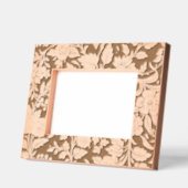 Antique Gold Floral Indian Lac-work Black Pattern Geätzte Rahmen (Links)