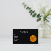 ANTIQUE GOLD FLORENTINE FORINT Black Paper Visitenkarte (Stehend Vorderseite)